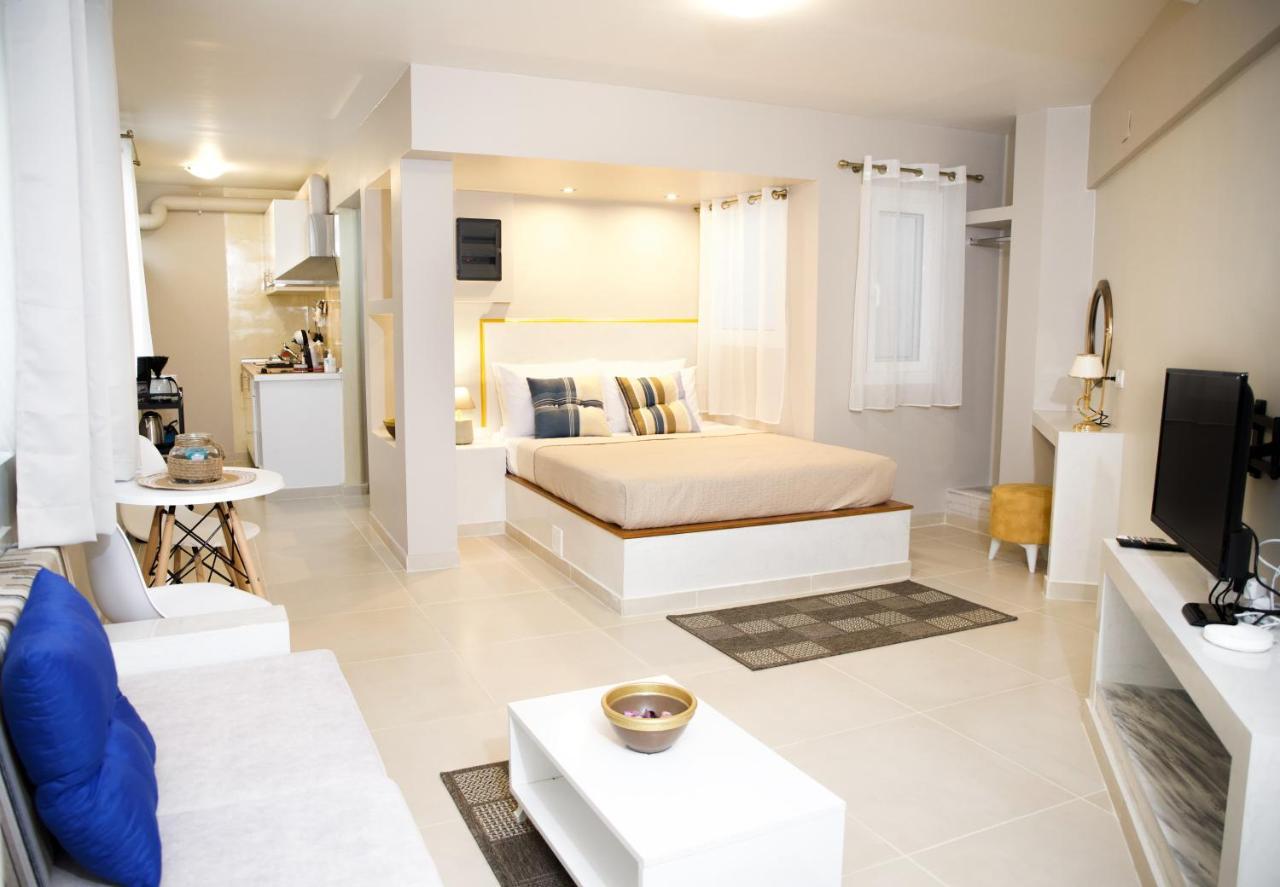 Praxitelis Luxury Apartments Atenas Exterior foto